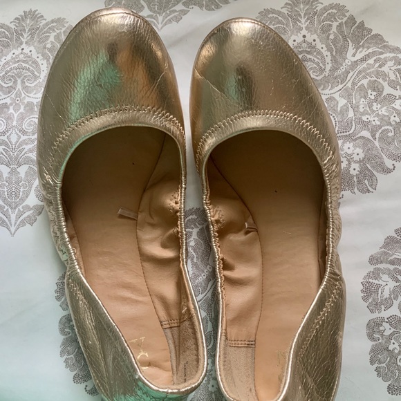 !3 for $25! Gold Ballet Flats Sz 9 - Picture 3 of 6